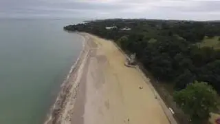 DJI Phantom 3 Pro flight over Appley Tower and Ryde, Isle of Wight