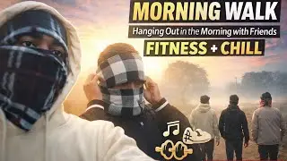 Morning walk and hanging out in the morning with friends fitness plus chill 
