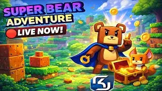 Super Bear Adventure LIVE 😱 | Hidden Treasure & Secrets#superbearadventure