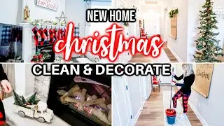 CHRISTMAS CLEAN + DECORATE WITH ME | FARMHOUSE DECOR | CLEAN WITH ME | HOME TOUR | CHRISTMAS DECOR