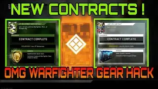 *OMG* NEW CONTRACTS ADDED to INFINITE WARFARE! WARFIGHTER GEAR HACK | WEEKLY CONTRACTS