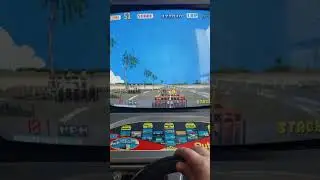 Out Run arcade graphics glitch playable