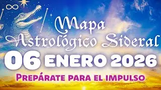 🌙 6 de enero 2026 | Mapa Astrol&oacute;gico Sideral | Ra&iacute;ces, emoci&oacute;n y recalibraci&oacute;n interna #astrolog&iacute;a