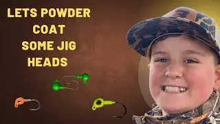 Powder Coating Jig Heads The Easy Way With Pro-Tec Powder Paint. (DIY At Home)