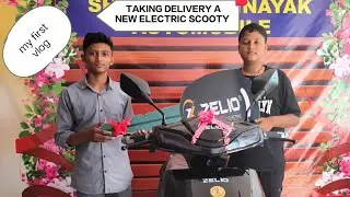 Taking delivery a new electric scooty #myfirstvlog #deliveryday 