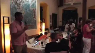 Darron Garnett at Tselentis Restaurant July 2014 2