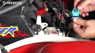 How to Install Exhaust Muffler Pipe Stay Mount Hanger For Yamaha Blaster 200 YZ125 YZ65 YZ85