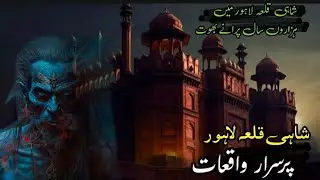 Lahore Shahi Qilah | Pursrar Waqiyat | Bhooton ki Kahaniya | Khofnak kahaniyan With Nausheen