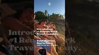 Travel with us, the #1 Remote Work Travel Company 👋🏼
