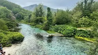 The Blue Eye (Syri i Kalt&euml;r) Nature's mystery| Albania 🇦🇱  #travelvlog #dailyvlog #nature #treasure
