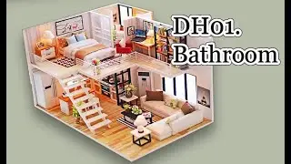 [DIY with Me] Dollhouse 1.5 - Making the Bathroom