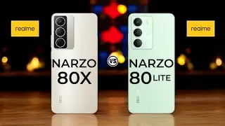 Realme Narzo 80X Vs Realme Narzo 80 Lite   #Trakontech