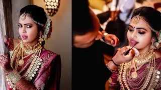 Mridula Vijay wedding second bridal look I Happy bride story I Kerala celebrity makeup by  Vikas Vks