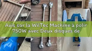 Avis sur la WilTec Machine à polir 750W avec Deux disques de Polissage Ø200mm Polisseuse Double Boît
