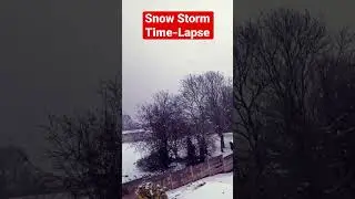 Snow Storm Time-lapse #gopro #weather #timelapse #uk #snow #snowfall #storm #blizzard
