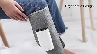 Air Pressure Foot Leg Calf Relax Compression Massager For Circulation Heating Muscle Feet Massage