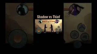 Shadow vs Thief| You lose your health in show area| Challenge no.4#shorts #shadowfight2