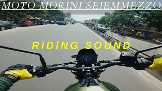 Moto Morini Seiemmezzo Scrambler RIDING SOUND.