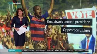 Zimbabwean President Emmerson Mnangagwa sworn in