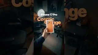Unboxing the iPhone 17 Pro in Cosmic Orange 🍊✨ #iphone17 #iphone17pro #cosmicorange