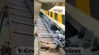 CNC V-grooving | V-Grooving Profiles with Latest Technology #metalwork #vgrooving #india #delhi #mcs