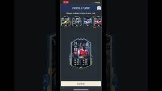 I packed Saka!!! #fifa23 #tots #saka