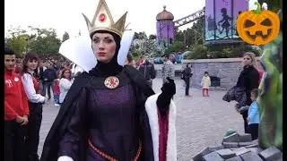 🎃 Disney Villains taking over Disneyland Park   Disneyland Paris Halloween 2016 HD