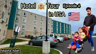 Hotel Outdoor Tour In USA 🇺🇸 // America 🇺🇸