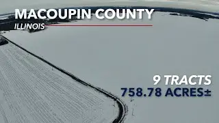 Sky View Farms Aerial Tour - Tracts 7-9 - Macoupin County, Illinois