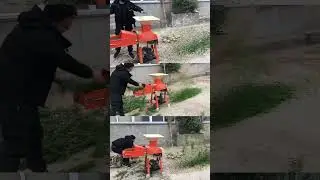 wheat straw grass chopping machine for animal feed