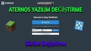 ATERNOS YAZILIM NASIL DEĞİŞTİRİLİR + S&Uuml;R&Uuml;M DEĞİŞTİRME | SPİGOT/VANİLLA/FORGE/PAPER | MİNECRAFT