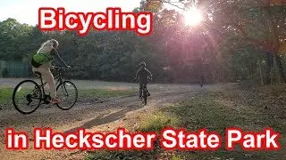 Bicycling in Heckscher State Park Long Island, New York