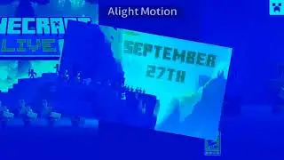 Minecraft live September 27 in Group