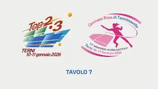 LIVE 3 - Torneo Nazionale Top 2-3 e Giornate Rosa - 11/01 - T7