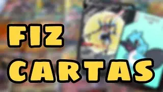 Fiz cartas de POKEMON e TEMTEM