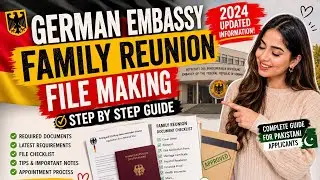 German Embassy File Update 4 Family Reunion Visa | New Rules for Dependent Visa File For Germany