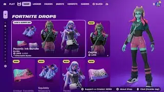 Fortnite NEW PSYONIC INK BUNDLE! NEW ICON EMOTE! ITEM SHOP JANUARY 22ND 2026