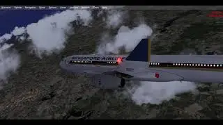 P3DV4 A330 takeoff, dual engine flameout, back to Tempelhof EDDI Berlin Germany