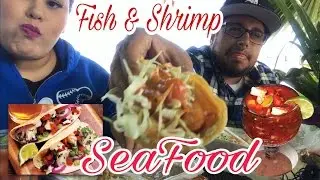 Seafood Mukbang | Fish Tacos | Shrimp Tacos | Shrimp cocktail | Mariscos Mukbang Mukvlog #8