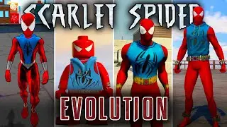 Evolution of Scarlet Spider Suit in Spider-Man Games (2000 - 2023)