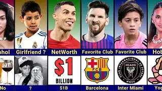 Comparison: Ronaldo vs Messi Family Lifestyle 🔥 | Georgina, Antonela, Ronaldo Jr & Thiago Messi!