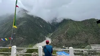 Chame to Upper Pisang | Annapurna Circuit Trek Day 2 | Monsoon Adventure in Nepal 🇳🇵