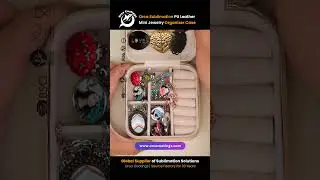 Global Supply Customizable Sublimation Mini Travel Jewelry Organizer Case - Gift for Women and Girls