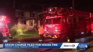 Arson suspect allegedly kicked front door then set fire on porch in Pittsburgh