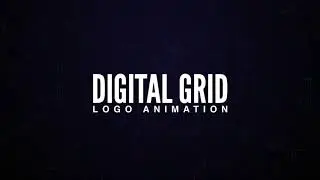 Digital Grid Logo Animation | After Effects Template | Logo Stings