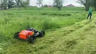 Why tracked remote control matters in real mowing and mulching jobs#landscape #mulcher