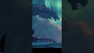 Ice Dragon Over Frozen Seas | Nordic Fantasy Metal Loop