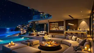 Calm Jazz Music in a Luxury Apartment Ambience 🌃🌊Soft Piano Jazz with Beautiful Ocean Views to Chill