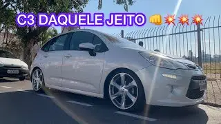 CITROEN C3 | REBAIXADO | SUSPENS&Atilde;O FIXA | ARO 18| #MRPARTS