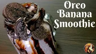 How to make Oreo Banana Smoothie | Oreo Chocolate Banana Smoothie